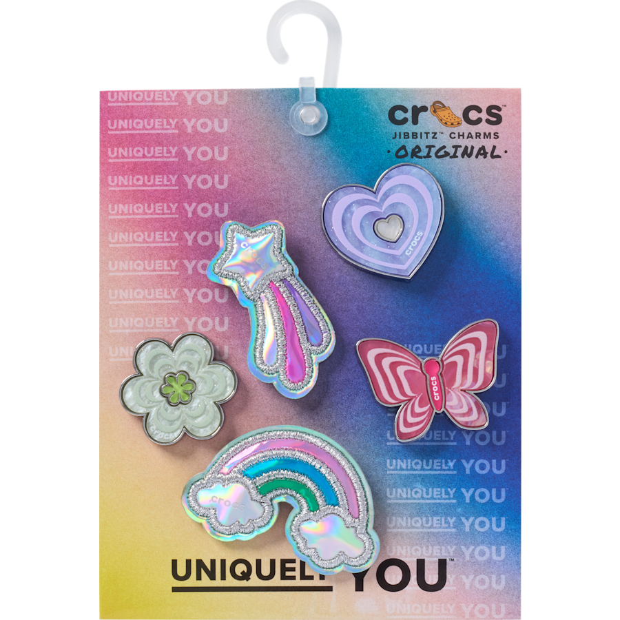 Crocs For Sale | Funky Girly Icons 5 Pack Jibbitz™ charms