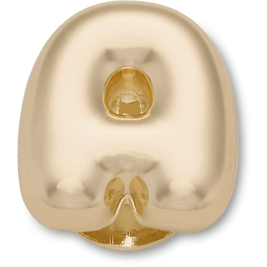 Crocs Outlet | Gold Bubble Letter A Jibbitz™ charms