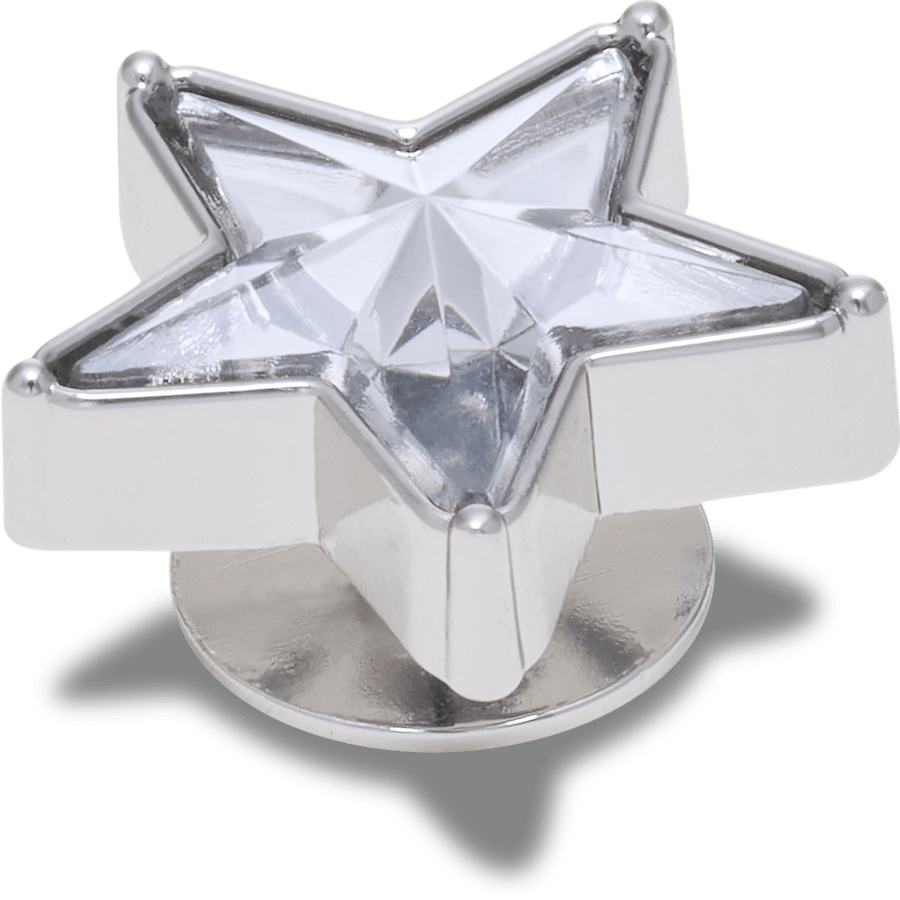 Crocs Online | Silver Gem Sparkle Star Jibbitz™ charms