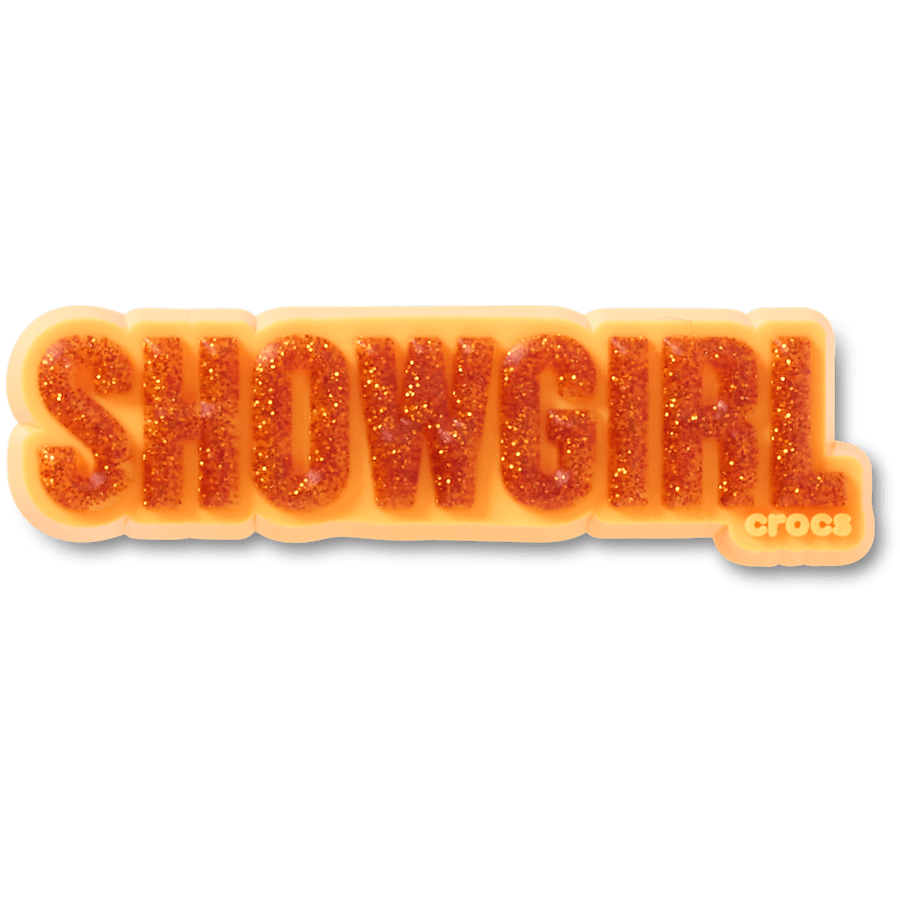 Crocs | Orange Glitter Sign Jibbitz™ charms