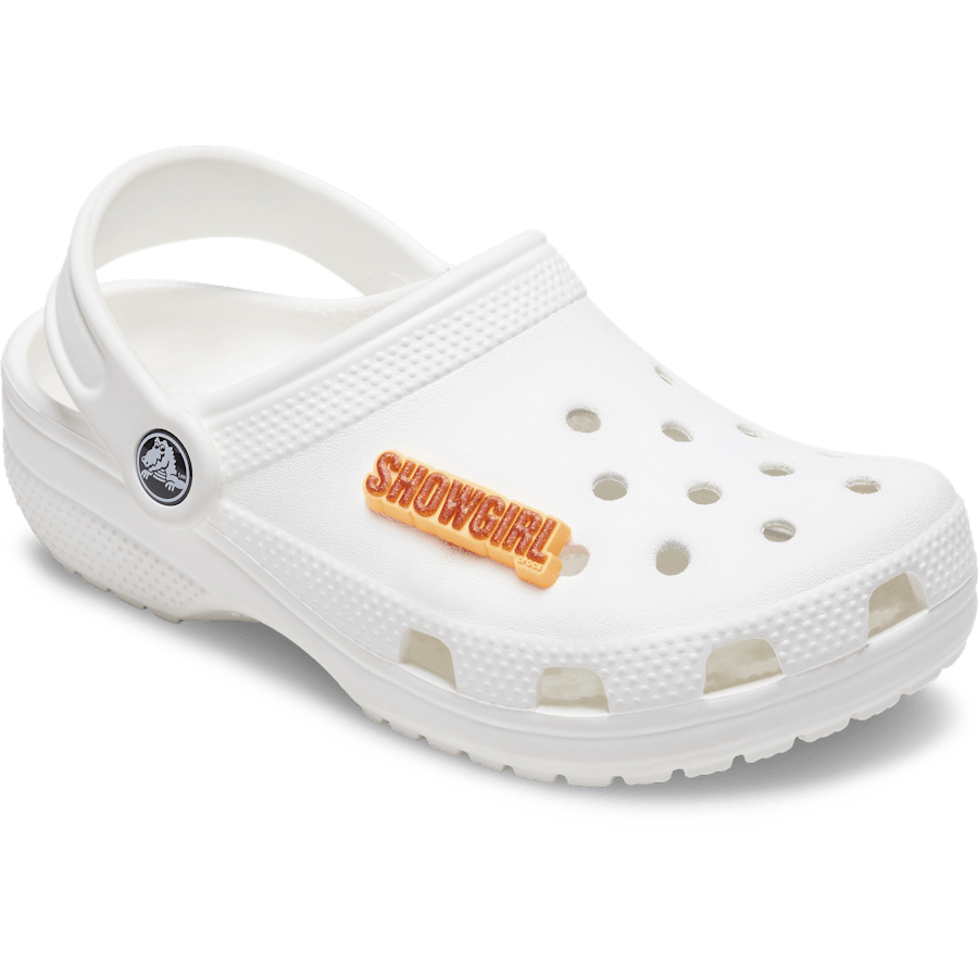 Crocs | Orange Glitter Sign Jibbitz™ charms