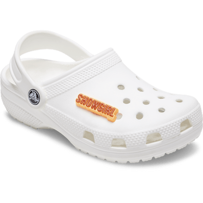 Crocs - Orange Glitter Sign Jibbitz™ charms Women|Men|Jibbitz™ Charms