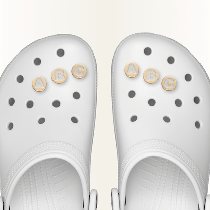 Crocs - Gold Letter A-Z Jibbitz Shoe Charm Women|Men|Jibbitz™ Charms