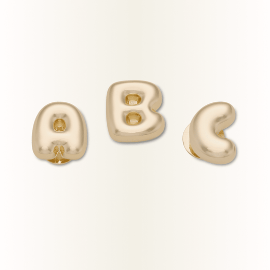 Crocs US | Gold Bubble Letter A-Z Jibbitz™ charms
