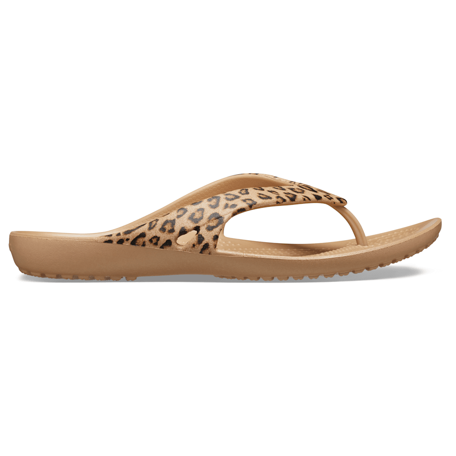 Crocs Discount | Women's Kadee II Leopard Flip