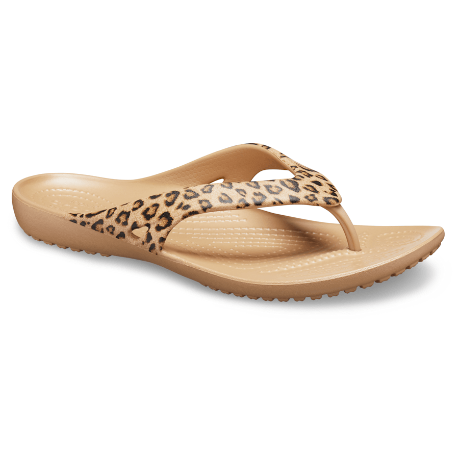 Crocs Discount | Women's Kadee II Leopard Flip