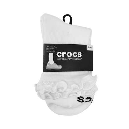Crocs - CrocsSocks Ruffle Ankle 3 PK Women|Kids