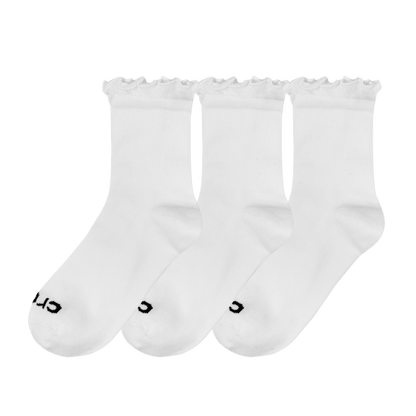 Crocs - CrocsSocks Ruffle Ankle 3 PK Women|Kids