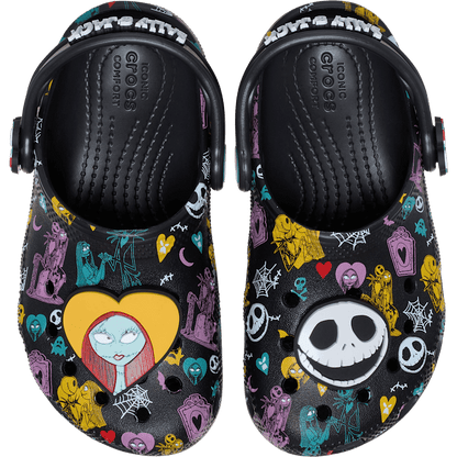 Crocs - Toddlers’ Disney Tim Burton's The Nightmare Before Christmas Jack and Sally Classic Clog Kids