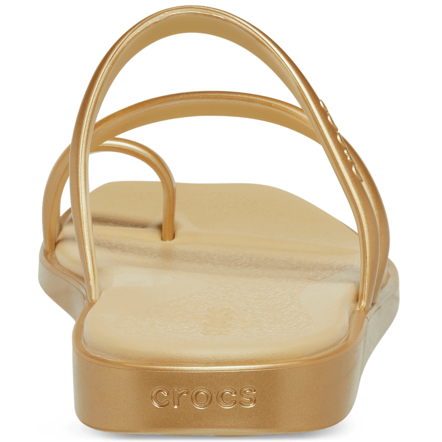 Crocs New | Women's Miami Metallic Toe Loop Sandal