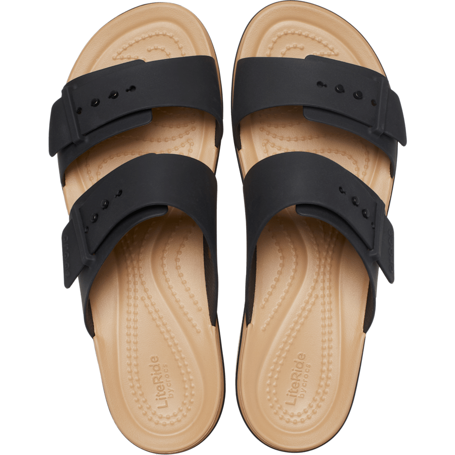 Crocs New | Brooklyn Buckle Matte Wrap Low Wedge