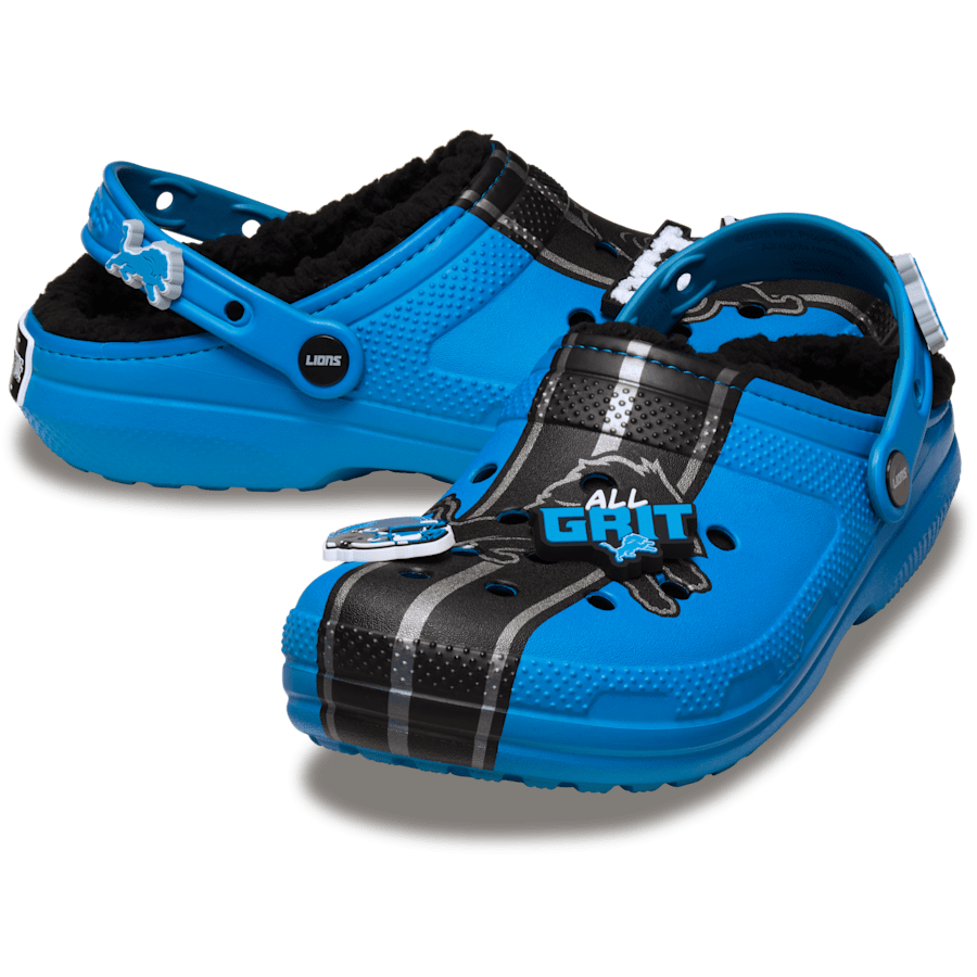 Crocs For Sale | NFL Detroit Lions Classic Lined Clog