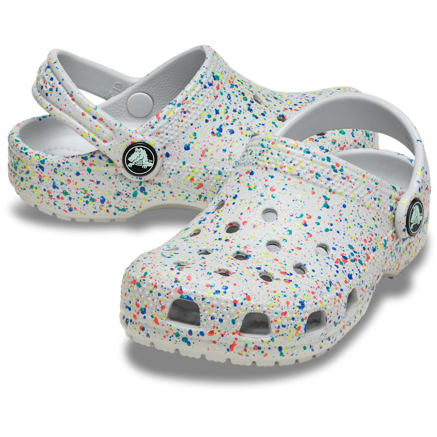 Crocs For Sale | Kids' Classic Glow Paint Splatter Clog