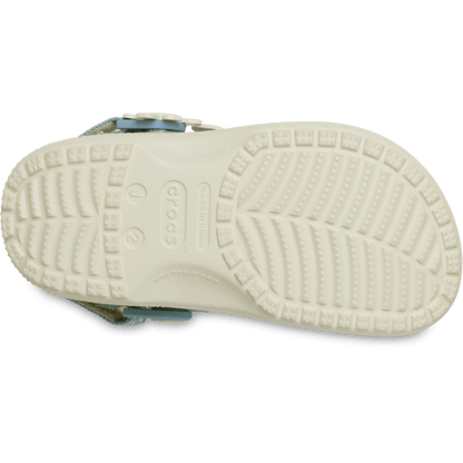 Crocs - Kids’ Classic Denim Flower Adjustable Backstrap Clog Kids
