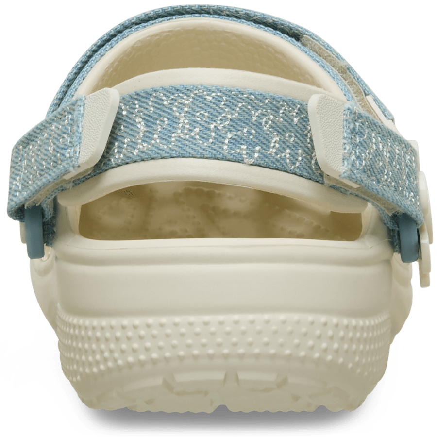 Crocs Sale | Kids’ Classic Denim Flower Adjustable Backstrap Clog
