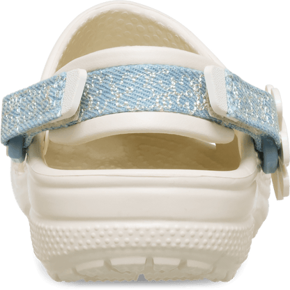 Crocs - Toddler Classic Denim Flower Adjustable Backstrap Clog Kids