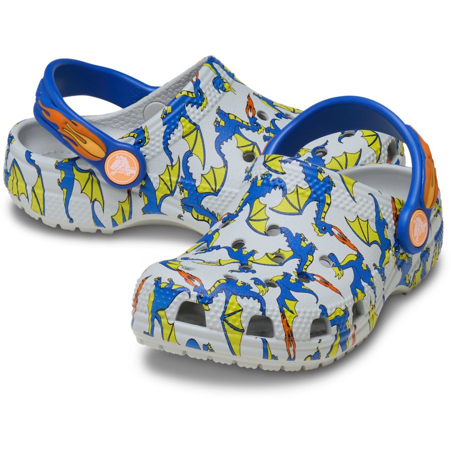 Crocs Outlet | Toddler Classic Dragon Graphic Clog
