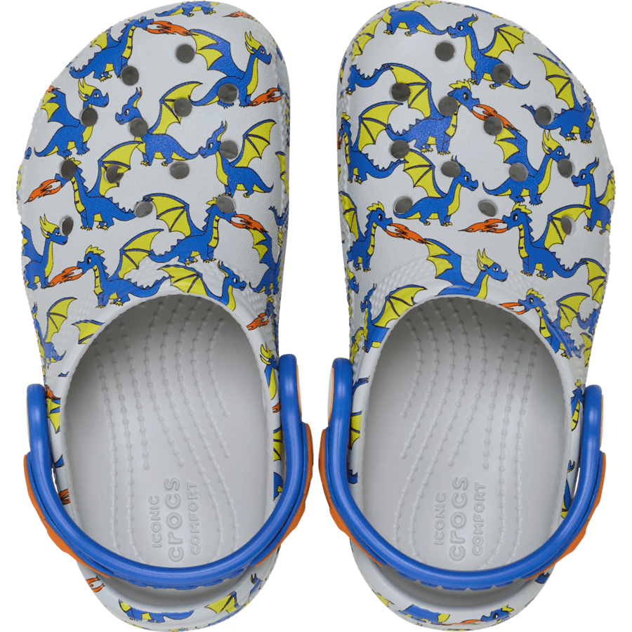 Crocs Outlet | Toddler Classic Dragon Graphic Clog