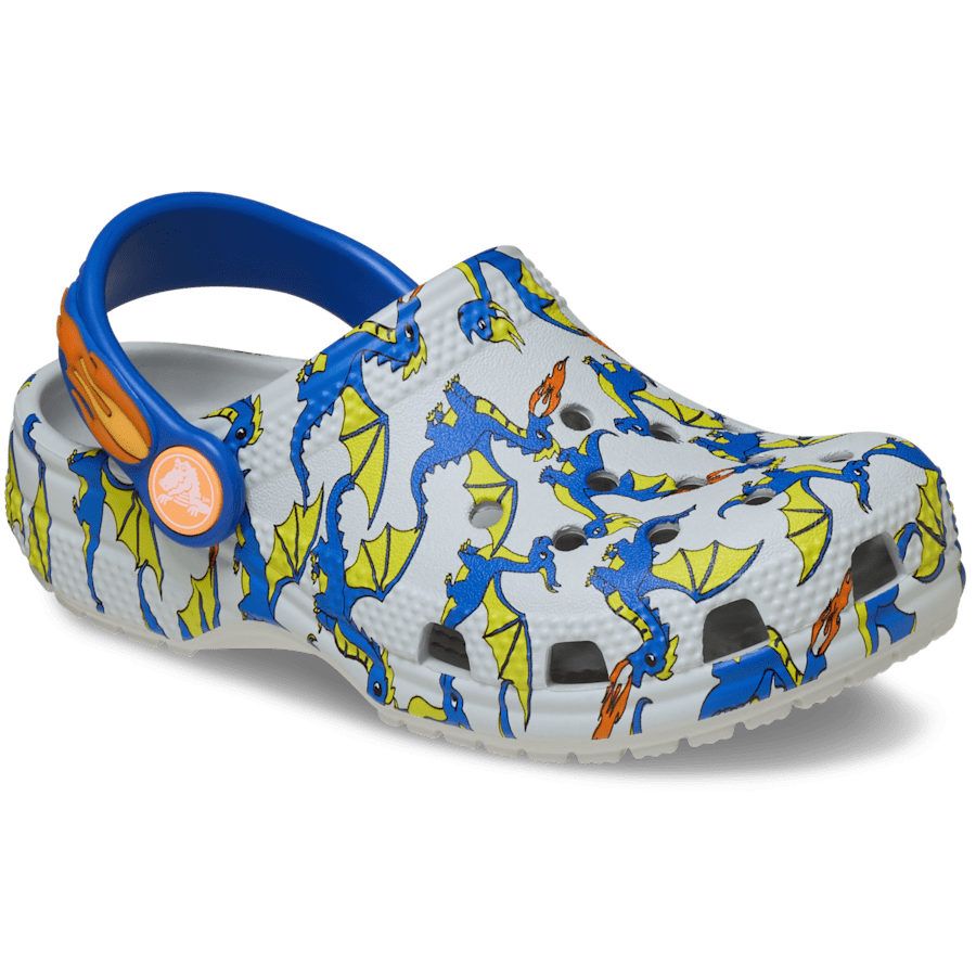 Crocs Outlet | Toddler Classic Dragon Graphic Clog
