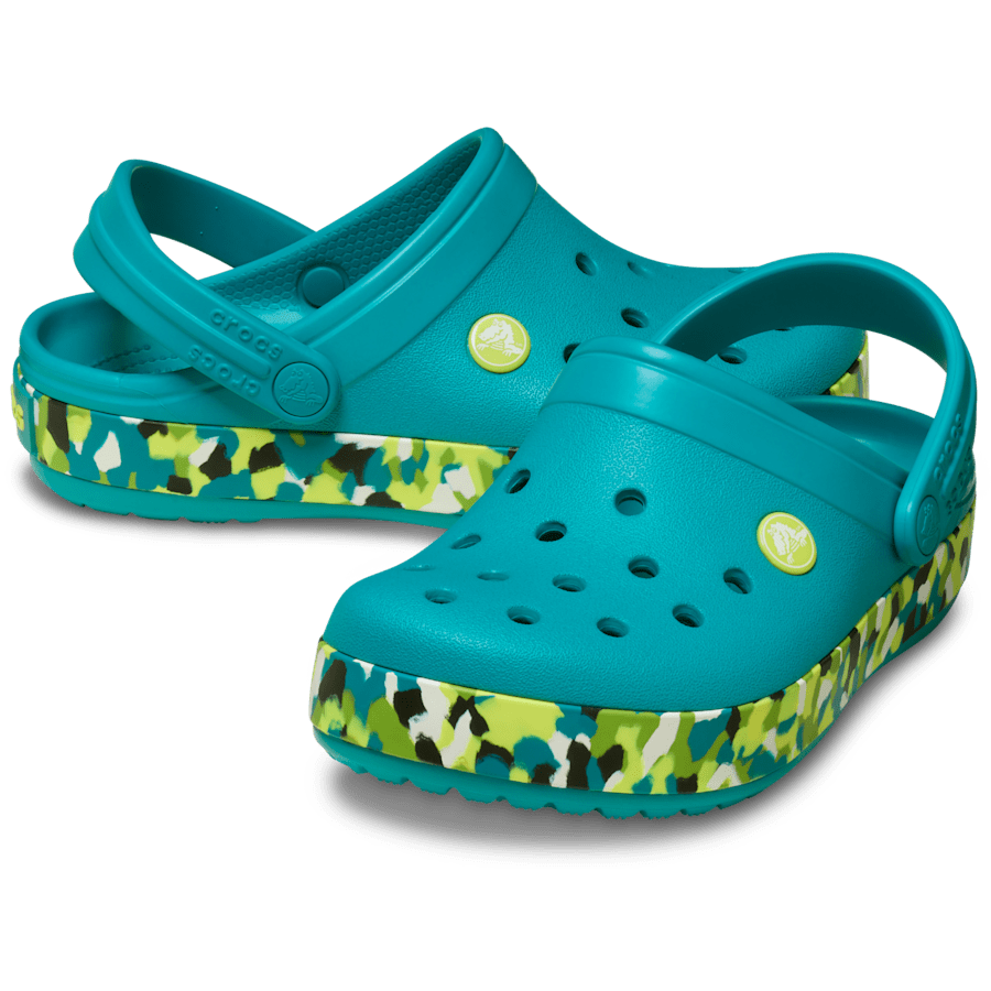Crocs US | Kids' Crocband Glow Confetti Band Clog