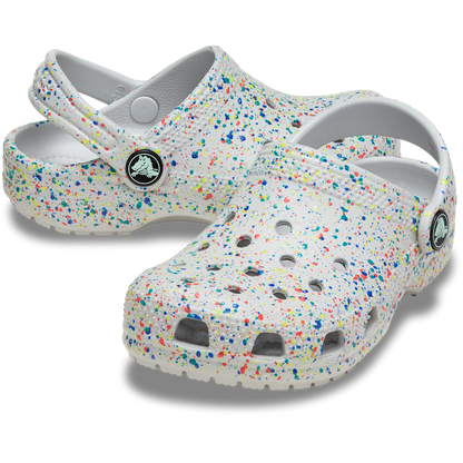 Crocs - Toddler Classic Glow Paint Splatter Clog Kids