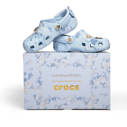 Crocs - LoveShackFancy Blue Classic Clog Women