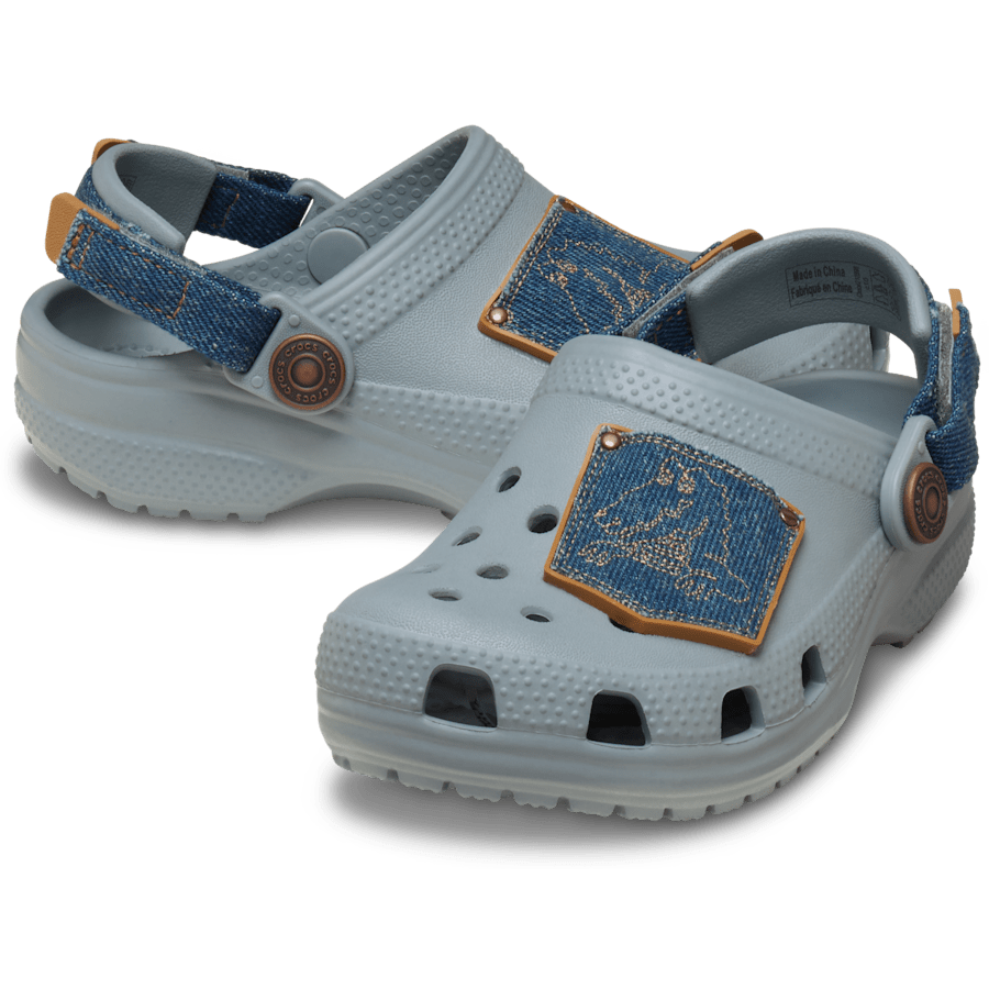 Crocs Online | Toddler Classic Denim Adjustable Backstrap Clog