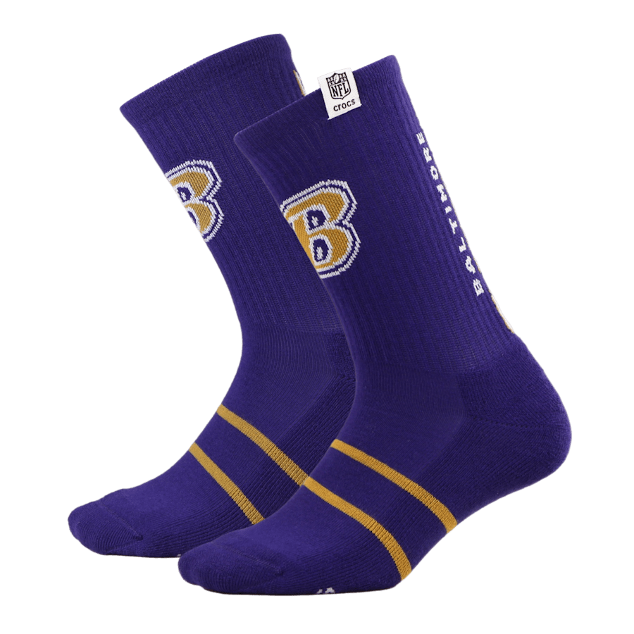 Crocs For Sale | NFL Baltimore Ravens Crocs Socks