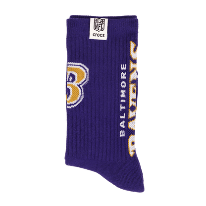 Crocs - NFL Baltimore Ravens Crocs Socks Men
