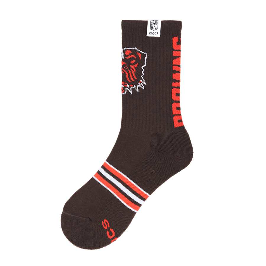 Crocs Online | NFL Cleveland Browns Crocs Socks