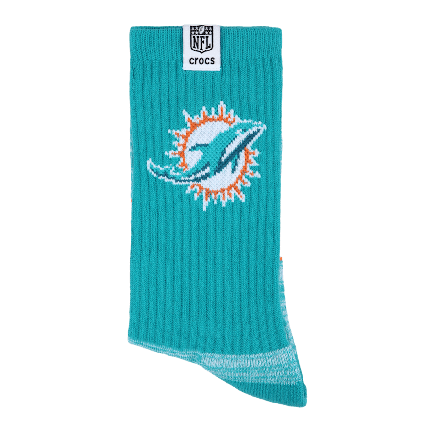 Crocs Discount | NFL Miami Dolphins Crocs Socks