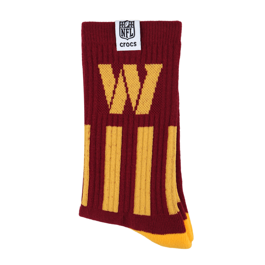 Crocs New | NFL Washington Commanders Crocs Socks