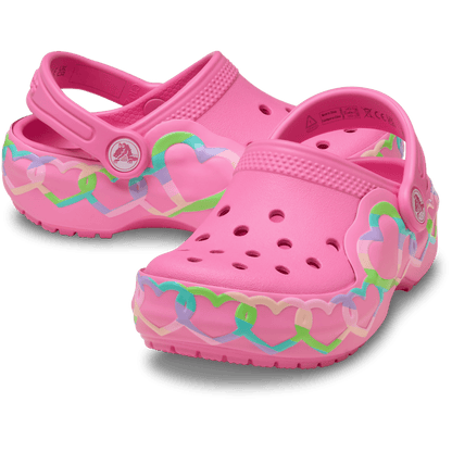 Crocs - Toddler Classic Heart Lights Clog Kids