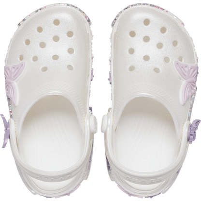 Crocs - Toddler Classic Butterfly Sparkle Shaker Clog Kids