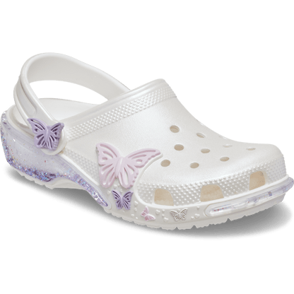 Crocs - Toddler Classic Butterfly Sparkle Shaker Clog Kids