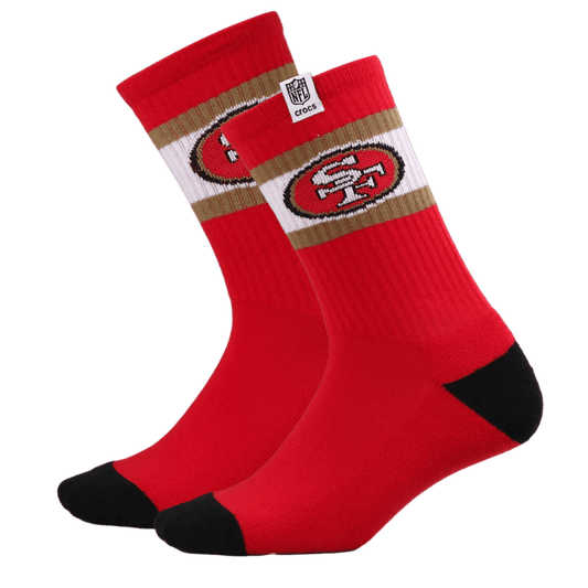 Crocs Online | NFL San Francisco 49ers Crocs Socks